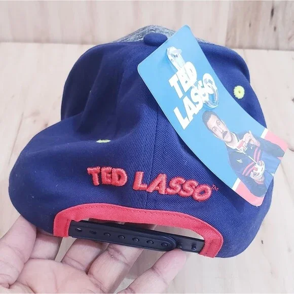 TED LASSO Warner Bros 6 Panel A.F.C. RICHMOND Snapback Hat, Embroidered Cap, NWT - Picture 2 of 4